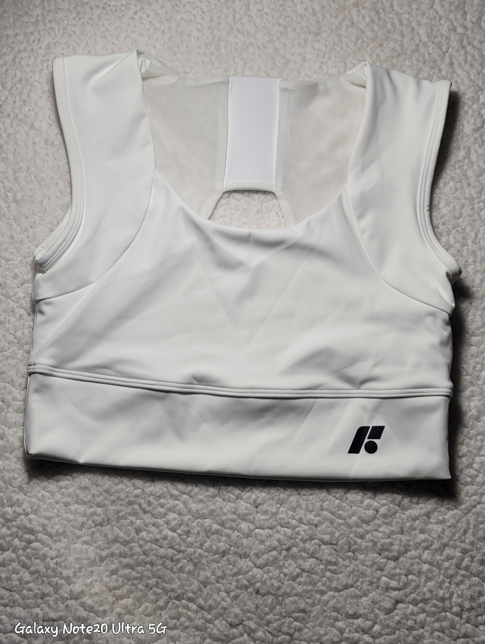 NWOT Forme Science Revive Posture Correcting Sports Bra In White Size Large